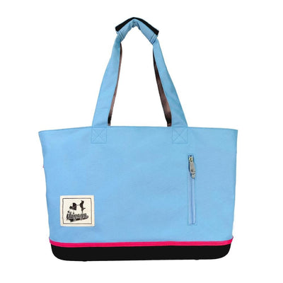 Carrier - Canvas Pet Carrier Tote For Pets Up To 7kg Sky Blue Ibiyaya - Woonona Petfood & Produce