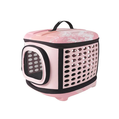 Carrier - Collapsible Traveling Hand Carrier Ibiyaya - Woonona Petfood & Produce
