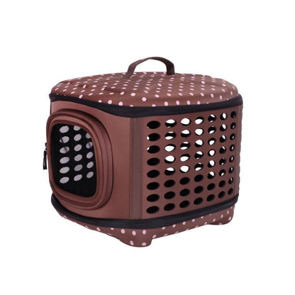 Carrier - Collapsible Traveling Hand Carrier Ibiyaya - Woonona Petfood & Produce
