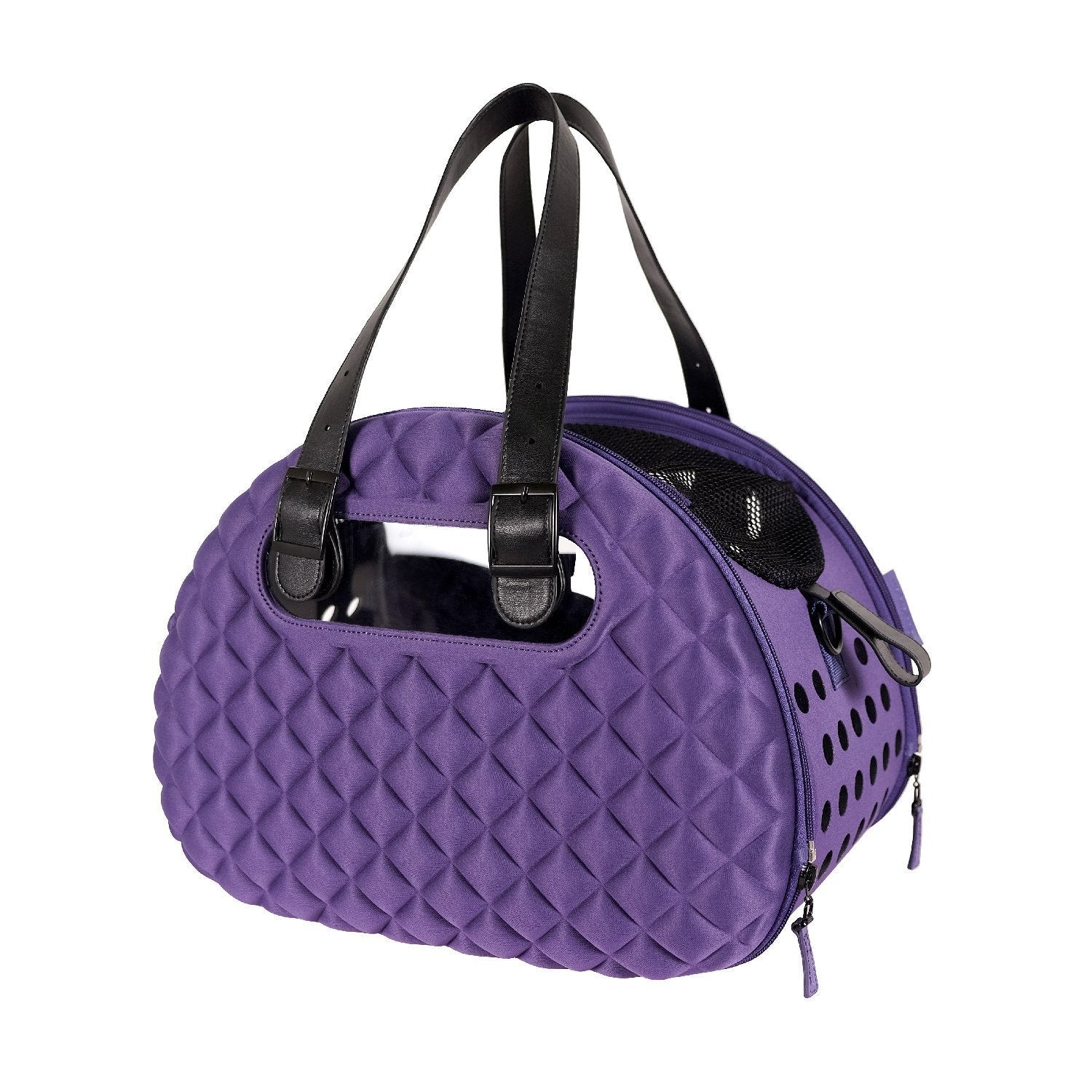 Carrier - Diamond Deluxe Pet Carrier by Ibiyaya - Woonona Petfood & Produce