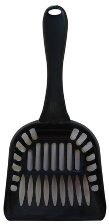 Cat Litter Scoop Black K9 - Woonona Petfood & Produce