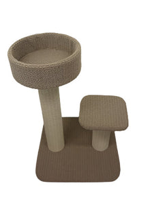 Cat Scratch CK35 2 Platform Sisal Post with Bed - Woonona Petfood & Produce