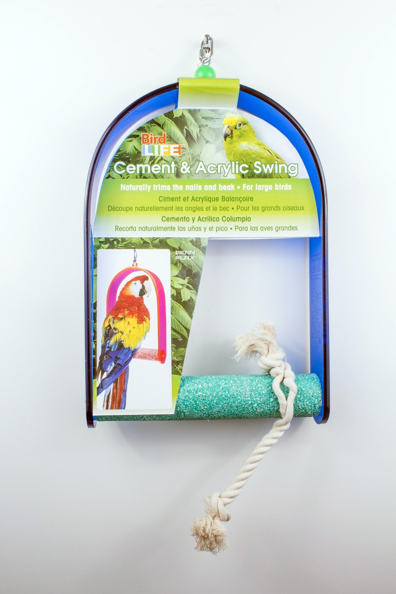 Cement Swing With Acrylic Frame - Woonona Petfood & Produce