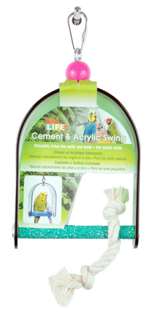 Cement Swing With Acrylic Frame Small - Woonona Petfood & Produce