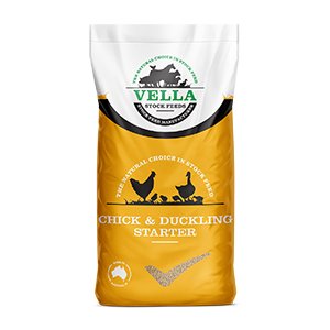Chicken and Duck Starter Crumbles Vella per - Woonona Petfood & Produce