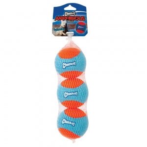 ChuckIt Amphibious Balls Medium 6.3cm 3 Pack - Woonona Petfood & Produce