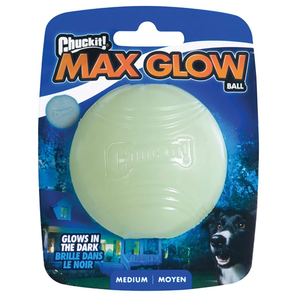 Chuckit Max Glow Ball Medium - Woonona Petfood & Produce