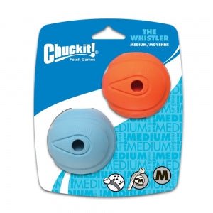 Chuckit Whistler Ball 5cm 2 Pack - Woonona Petfood & Produce