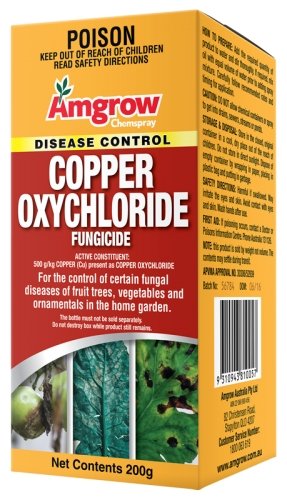 Copper Oxychloride 200g Amgrow - Woonona Petfood & Produce