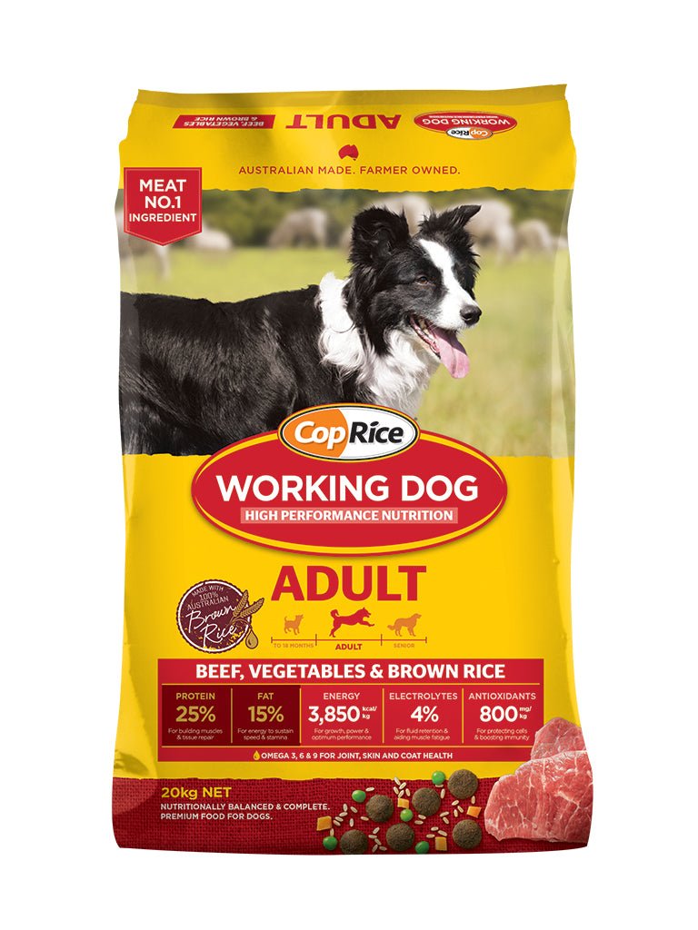 Coprice Working Dog Adult Beef 20kg - Woonona Petfood & Produce