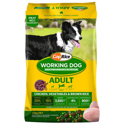 Coprice Working Dog Adult Chicken and Vegetables 20kg - Woonona Petfood & Produce