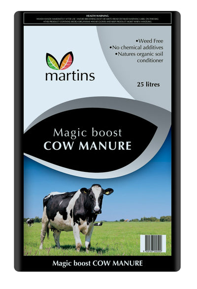 Cow Manure 25 Litres Martins - Woonona Petfood & Produce