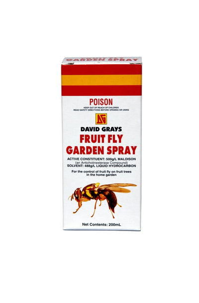 David Grays Fruit Fly Garden Spray 200ml - Woonona Petfood & Produce