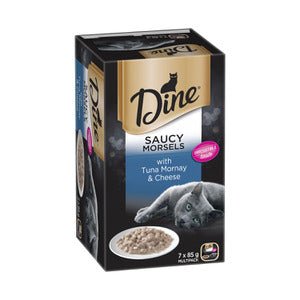 Dine 7x85g Tuna Mornay Topped with Cheese - Woonona Petfood & Produce