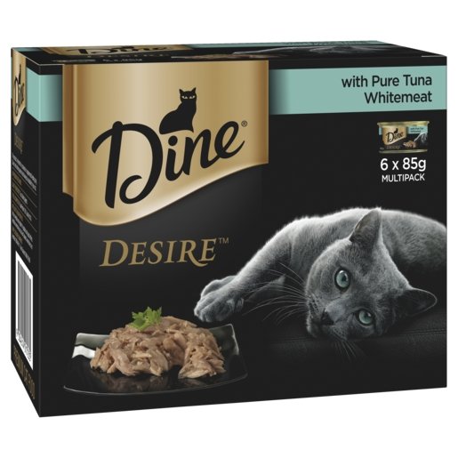 Dine Desire 6x85g Tuna Whitemeat - Woonona Petfood & Produce
