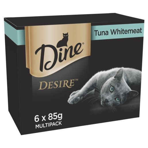 Dine Desire 6x85g Tuna Whitemeat - Woonona Petfood & Produce