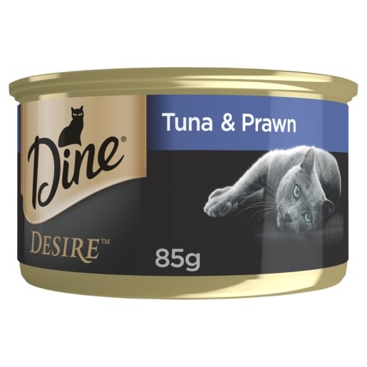 Dine Desire 85gx24 Tuna Filet Prawn Seafood Sauce - Woonona Petfood & Produce