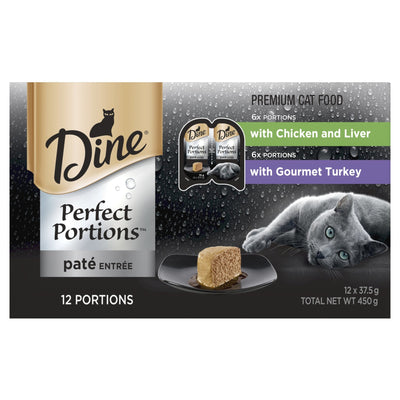 Dine Perfect Portions 6x75g Pate Entree - Woonona Petfood & Produce