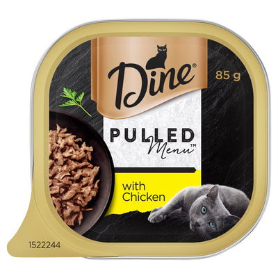 Dine Pulled Menu with Chicken 85g - Woonona Petfood & Produce