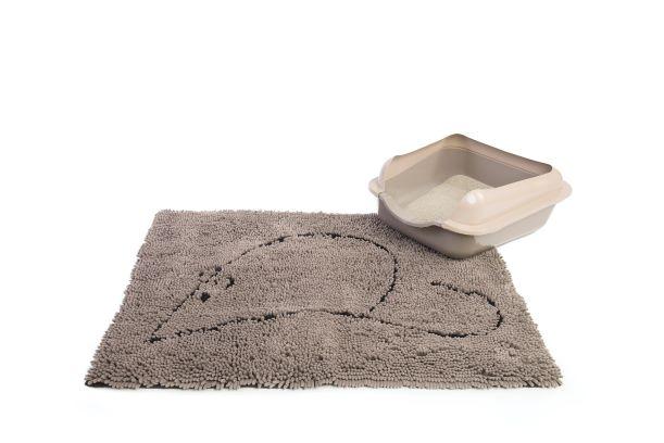 Dirty Dog Cat Litter Mat Grey - Woonona Petfood & Produce