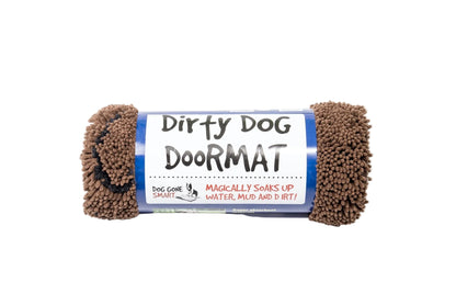 Dirty Dog Doormat Brown - Woonona Petfood & Produce