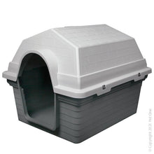 Dog Kennel Plastic Grey Pet One - Woonona Petfood & Produce