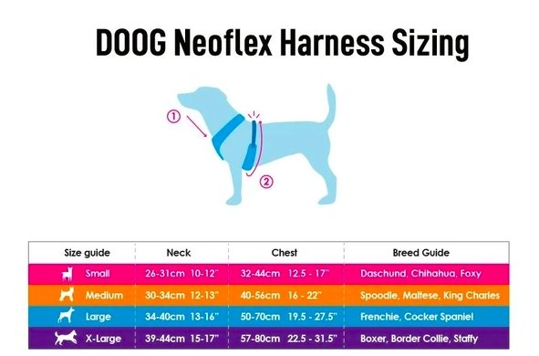 Doog Neoflex Dog Harness Pongo - Woonona Petfood & Produce