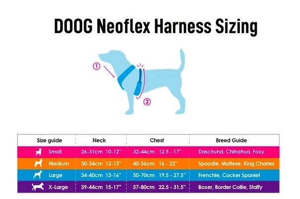 Doog Neoflex Dog Harness Toto - Woonona Petfood & Produce
