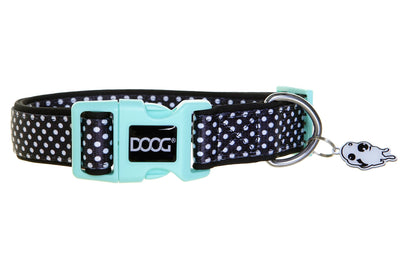 Doog Pongo Collar Black/White Spot - Woonona Petfood & Produce