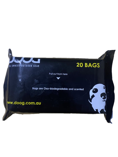 Doog Scented Pick Up Bags 20 Pack - Woonona Petfood & Produce