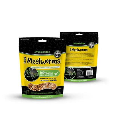 Dried Mealworms 100g - Woonona Petfood & Produce