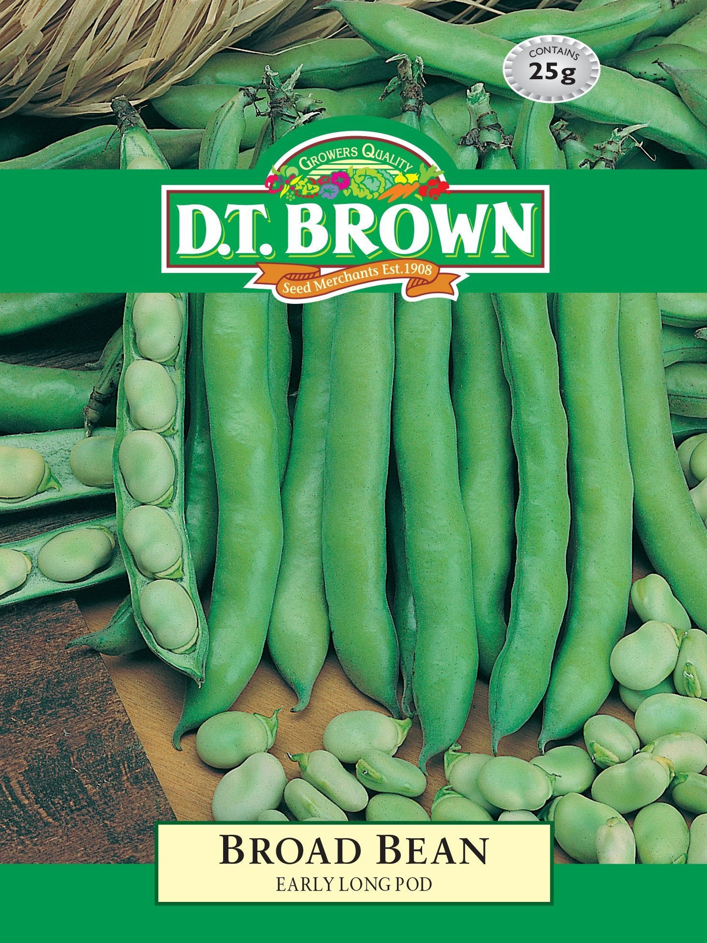 DT Brown Broad Bean Early Long Pod - Woonona Petfood & Produce