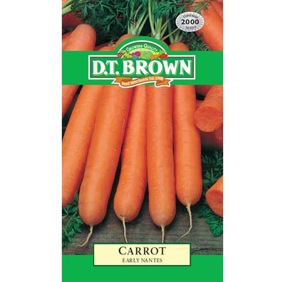 DT Brown Carrot Early Nantes - Woonona Petfood & Produce