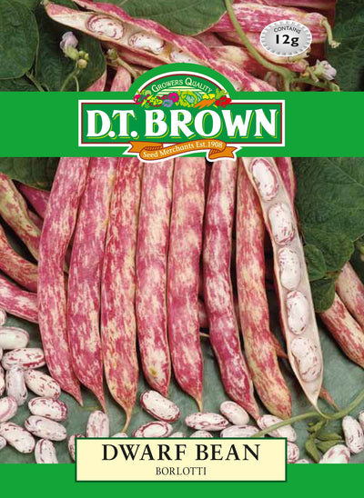 DT Brown Dwarf Bean Borlotti - Woonona Petfood & Produce