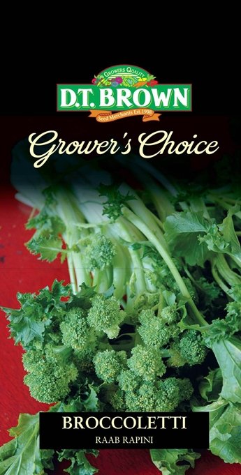 DT Brown Growers Choice Broccoletto Raab Rapini - Woonona Petfood & Produce