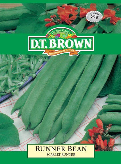 DT Brown Runner Bean Scarlet - Woonona Petfood & Produce