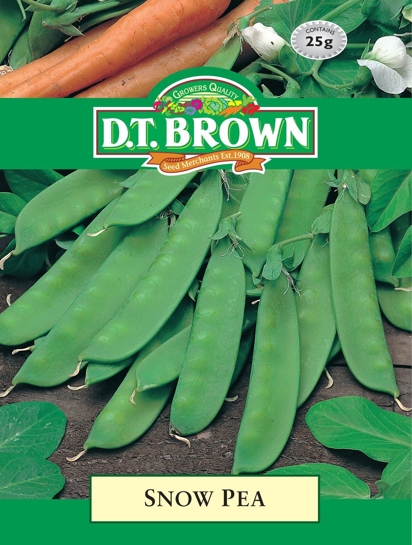 DT Brown Snow Pea - Woonona Petfood & Produce