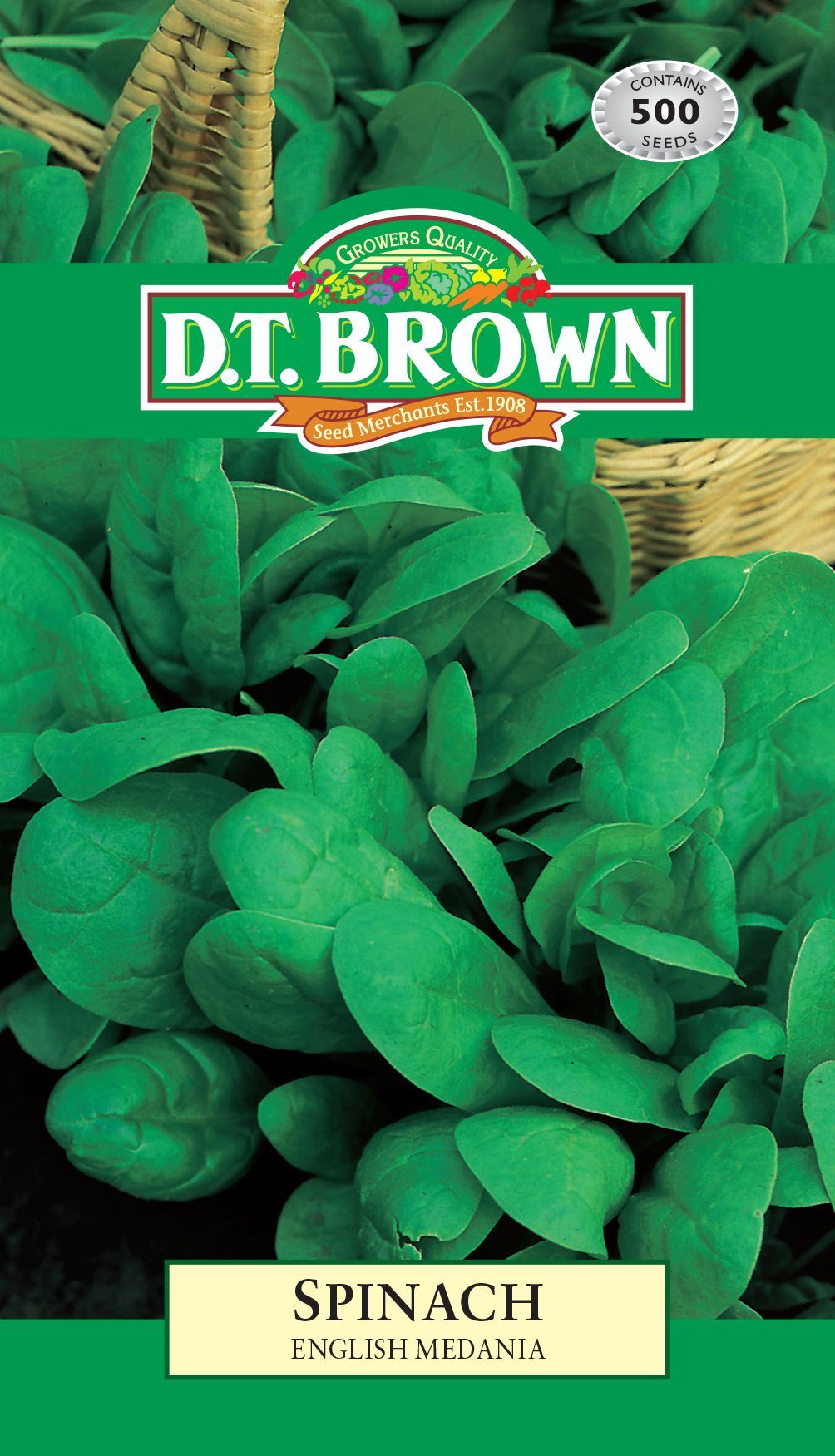 DT Brown Spinach English Medania - Woonona Petfood & Produce