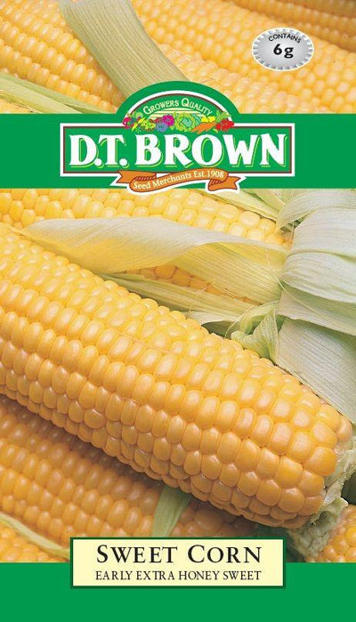 DT Brown Sweet Corn Early Extra Honey Sweet - Woonona Petfood & Produce