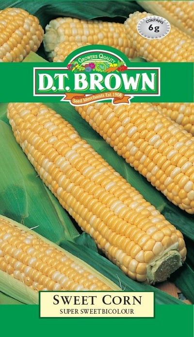 DT Brown Sweet Corn Super Sweet Bicolour - Woonona Petfood & Produce