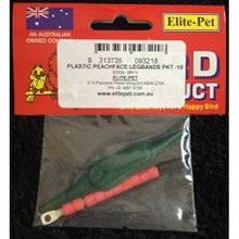 Elite Pet Peachface Rings Plastic 10 Pack - Woonona Petfood & Produce