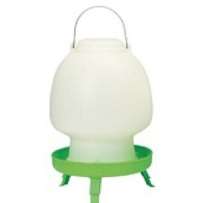 Elite Pet Poultry Drinker On Legs Green & White - Woonona Petfood & Produce