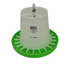 Elite Pet Poultry Feeder Green and White 3kg - Woonona Petfood & Produce