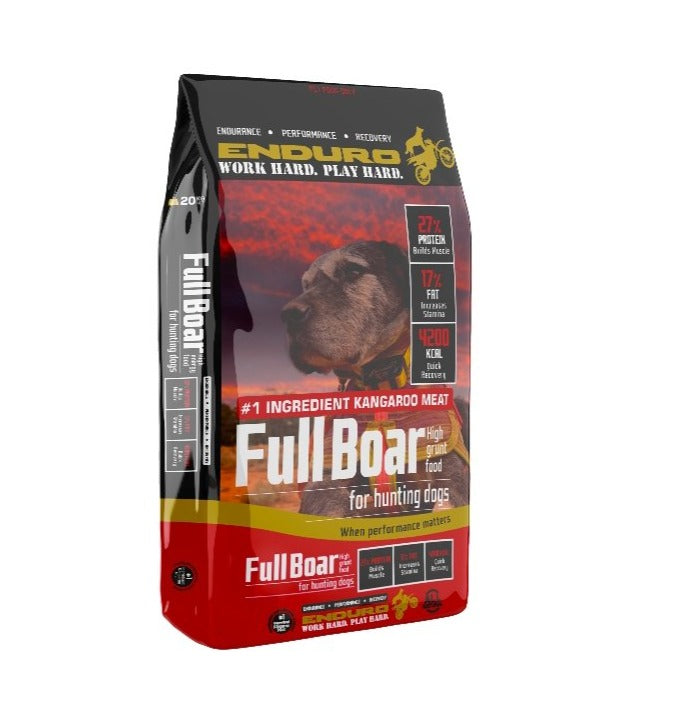 Enduro Full Boar 20kg Kangaroo - Woonona Petfood & Produce