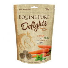Equine Pure Delights Carrot Mint Tumeric and Chia 500g - Woonona Petfood & Produce