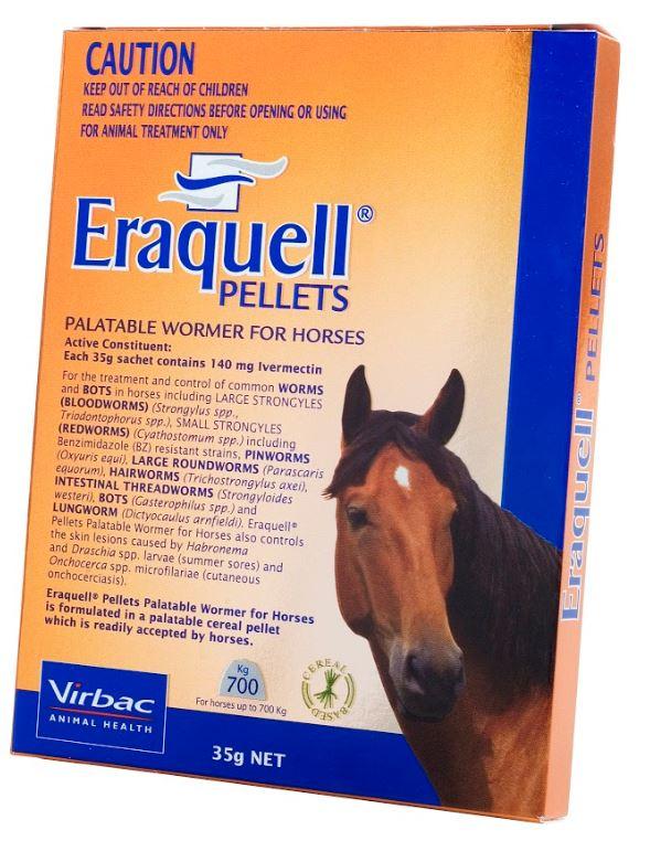 Eraquell Horse Wormer Pellets 30g - Woonona Petfood & Produce