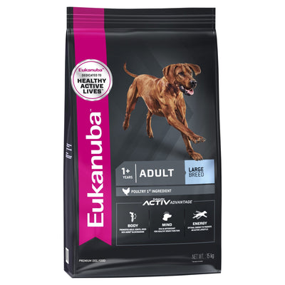 Eukanuba Dry Dog Food Adult Large Breed 15kg - Woonona Petfood & Produce