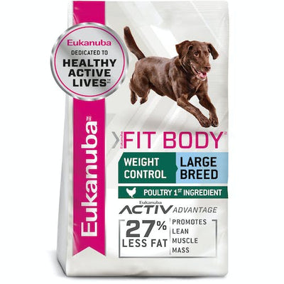 Eukanuba Dry Dog Food Fit Body Large Breed 14kg - Woonona Petfood & Produce