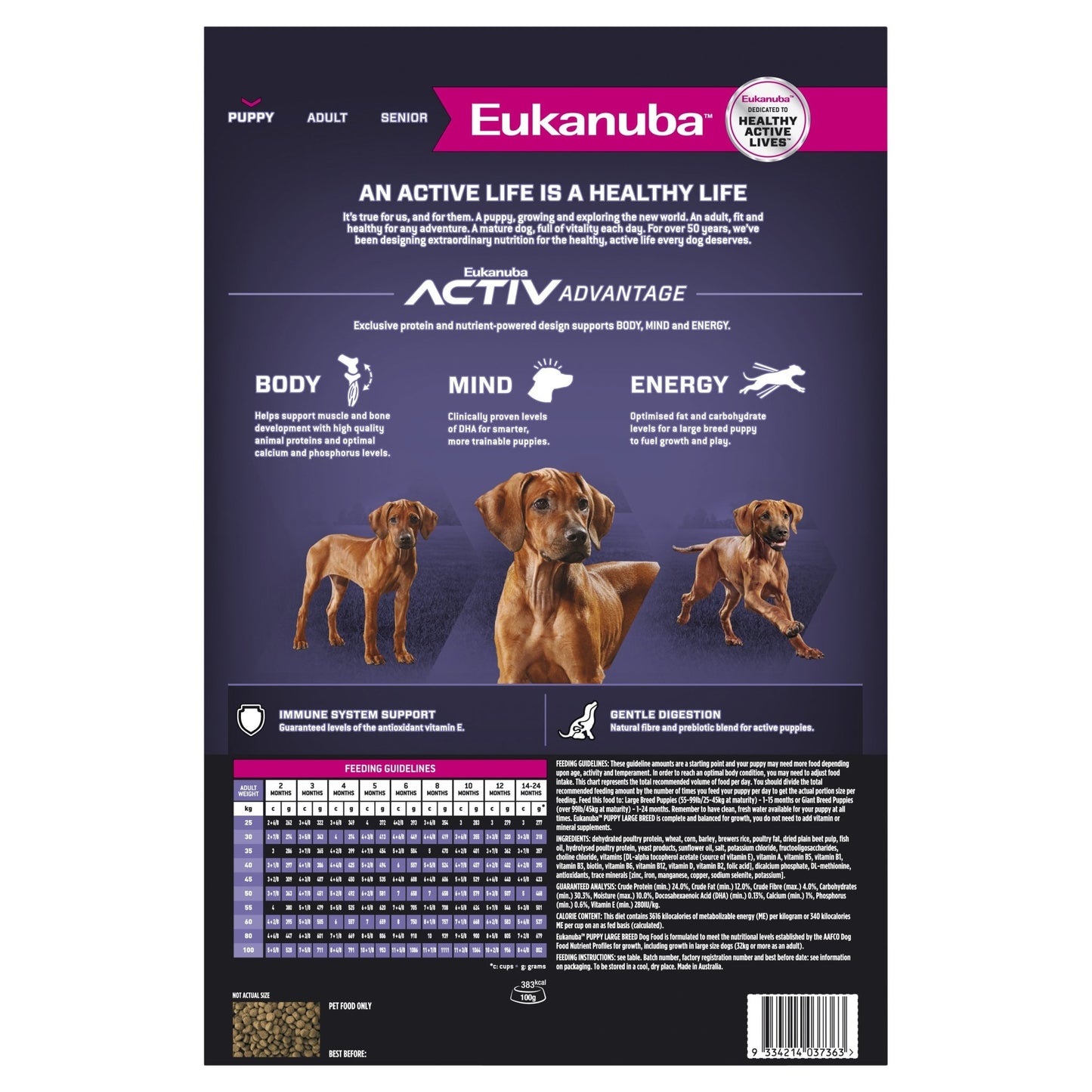 Eukanuba Dry Dog Food Puppy Large Breed - Woonona Petfood & Produce