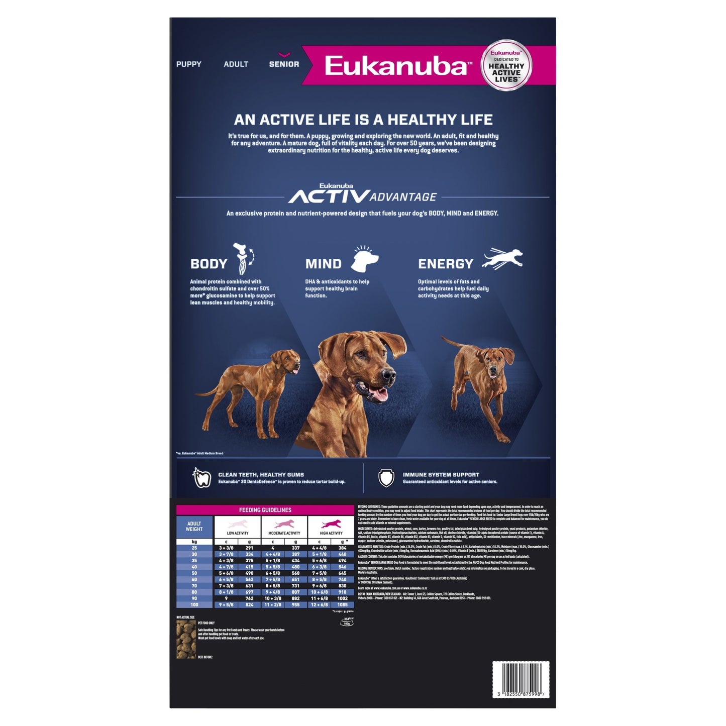Eukanuba Dry Dog Food Senior Large Breed 14kg - Woonona Petfood & Produce